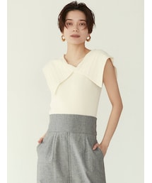 LAGUNAMOON | ビッグカラーニットプルオーバー(ニット/セーター)