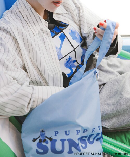 SENSE OF PLACE by URBAN RESEARCH(センスオブプレイスバイアーバンリサーチ)の「『別注』SUNSUN×SENSE OF PLACE トートバッグ(トートバッグ・レディース・GRAY/BLUE/PINK・One)」の18枚目の写真