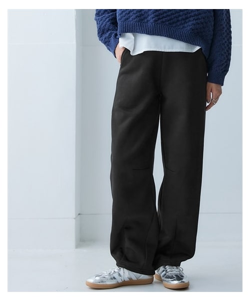 nissen（ニッセン）の「綿100％裏起毛バレルレッグシルエットスウェットパンツ＜大きいサイズ有＞（パンツ・レディース・アイボリー/杢グレー/黒・S/M/L/LL/3L/4L/5L/6L/8L/10L）」の18枚目の写真