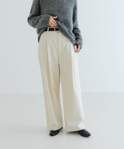 URBAN RESEARCH（アーバンリサーチ）の「チノワイドパンツ（チノパンツ・レディース・BEIGE/NATURAL・36/38）」の10枚目の写真