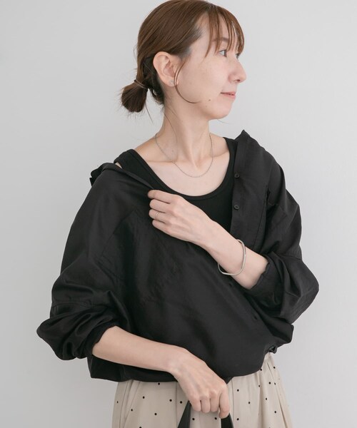 ITEMS URBANRESEARCH(アイテムズ アーバンリサーチ)の「ribタンクトップ(タンクトップ・レディース・BLK/OFF/CML/BEG・Free)」の9枚目の写真