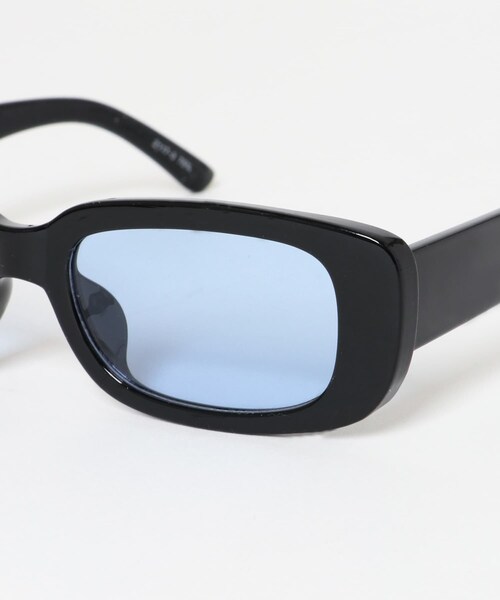 SENSE OF PLACE by URBAN RESEARCH（センスオブプレイスバイアーバンリサーチ）の「スクエアサングラス（メガネ・メンズ・BLACK/BLK×BLU・one）」の17枚目の写真