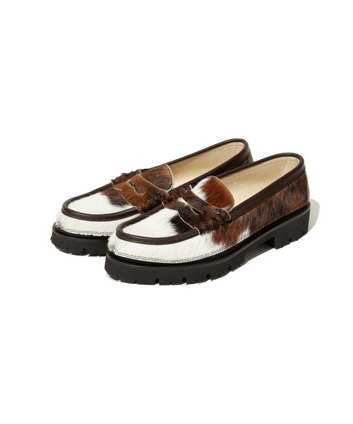 ADAM ET ROPE'(アダムエロペ)の「【KYOU(キョウ)】SKOOL Type.4 EXTRALIGHT Natural Hair Calf Leather Loafers by HARUTA(ローファー・レディース・キャメル・22.5/23/23.5/24)」の1枚目の写真