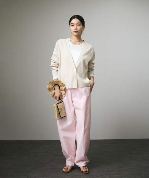 ADAM ET ROPE'（アダムエロペ）の「【J'aDoRe・店舗限定】【MAISON N.H PARIS（メゾンエヌアッシュパリ）】HELOISE - Clutch Bag（ハンドバッグ・レディース・オフホワイト・F）」の4枚目の写真