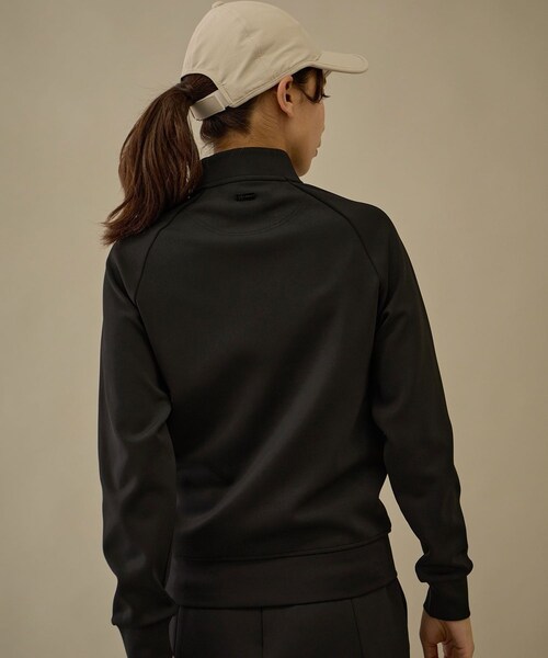 ROPE'（ロペ）の「【NOIR】【セットアップ対応】ハーフジップ長袖スタンドプルオーバー（Tシャツ/カットソー・レディース・ブラック/ベージュ系・L/M/S）」の11枚目の写真