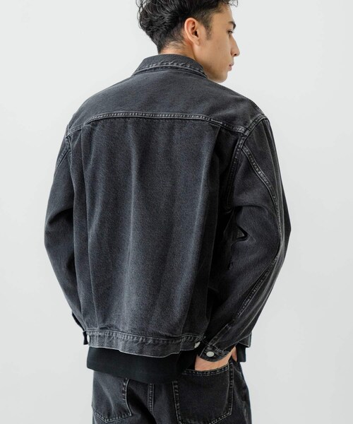 URBAN RESEARCH(アーバンリサーチ)の「13.5oz DENIM TYPE 2nd JACKET(デニムジャケット・メンズ・INDIGO/LT INDIGO/BLACK・S/M/L)」の11枚目の写真