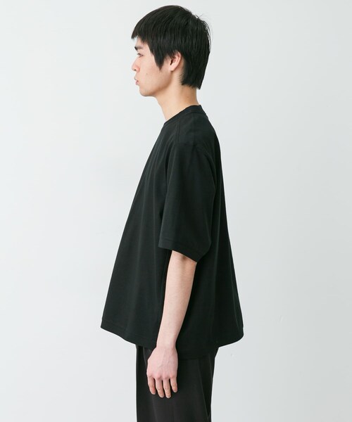 URBAN RESEARCH DOORS(アーバンリサーチドアーズ)の「STILL BY HAND HALF SLEEVE SWEAT T-SHIRTS(Tシャツ/カットソー・メンズ・PINK BEIGE/WHITE/B.CHARCOAL/BLACK・46/48/50)」の12枚目の写真