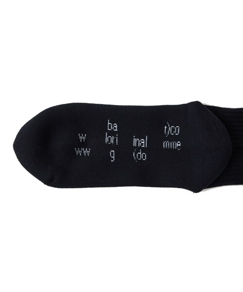 ADAM ET ROPE'（アダムエロペ）の「【BAL/バル】×UMBRO JACQUARD SOCKS（ソックス/靴下・メンズ・ブラック/ホワイト・F）」の8枚目の写真