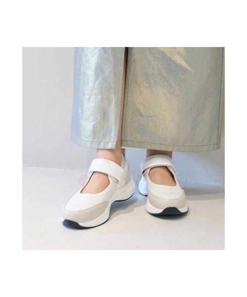 noyau（ノヤウ）の「ノヤウ noyau 【軽量】ベルクロスニーカー （スニーカー・レディース・BL/GY/IV/BLC・S/22.5cm/M/23.5cm/L/24.5cm/LL/25cm）」の5枚目の写真