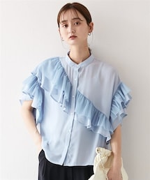 nissen | ダブルフリルブラウス(シャツ/ブラウス)