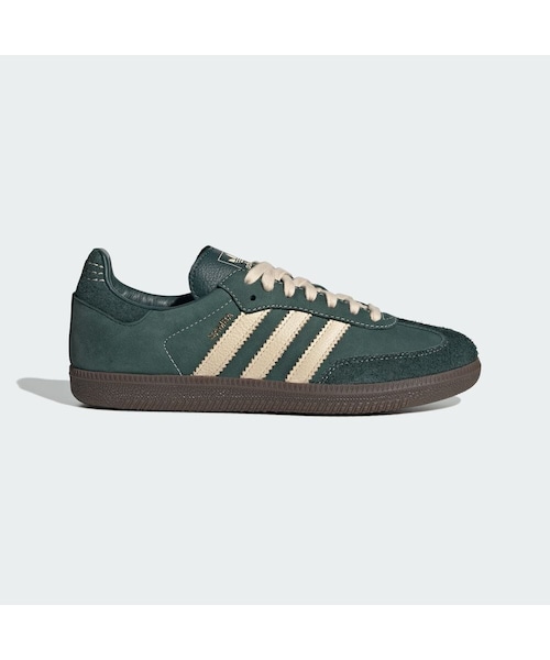 adidas（アディダス）の「サンバ OG / Samba OG（シューズ・レディース・グリーン/ホワイト/ブラック・22.0cm/22.5cm/23.0cm/23.5cm/24.0cm/24.5cm/25.0cm/25.5cm/26.0cm/26.5cm/27.0cm/27.5cm/28.0cm/28.5cm/29.0cm/29.5cm/30.0cm/30.5cm/31.0cm/31.5cm/32.0cm）」の5枚目の写真