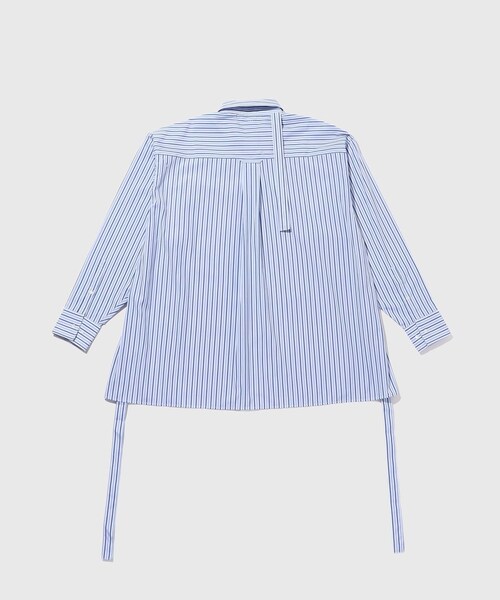 ADAM ET ROPE'(アダムエロペ)の「【BASICKS/ベイシックス】2way Thomas Mason Shirt(シャツ/ブラウス・メンズ・ブルー系/サックス・S)」の15枚目の写真