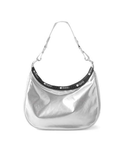 ADAM ET ROPE'（アダムエロペ）の「【LeSportsac for ADAM ET ROPE'】 PH N/S CONV HOBO (SHINE)（ショルダーバッグ・レディース・シルバー・F）」の10枚目の写真
