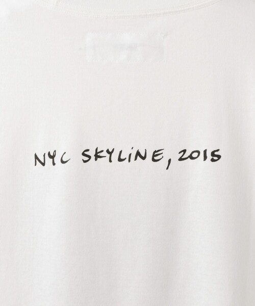 ADAM ET ROPE'(アダムエロペ)の「【JANE SMITH(ジェーンスミス)】IVORY SERRA NYC SKYLINE 2015 S/S T-SHIRT(Tシャツ/カットソー・レディース・ホワイト・S)」の9枚目の写真