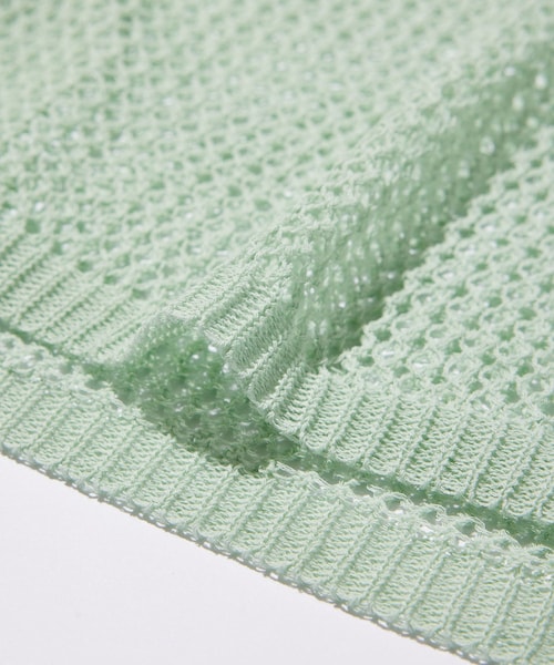 ADAM ET ROPE'（アダムエロペ）の「【URU/ウル】CREW NECK KNIT（ニット/セーター・メンズ・キナリ/ターコイズ・F）」の9枚目の写真