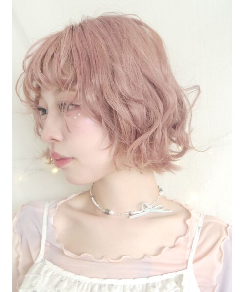 merry jenny（メリージェニー）の「sistars choker necklace（ネックレス・レディース・グレー/ミントグリーン・F）」の7枚目の写真