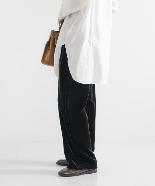 URBAN RESEARCH(アーバンリサーチ)の「サイドラインベロアイージーパンツ(その他パンツ・レディース・BROWN/BLACK・36/38)」の17枚目の写真
