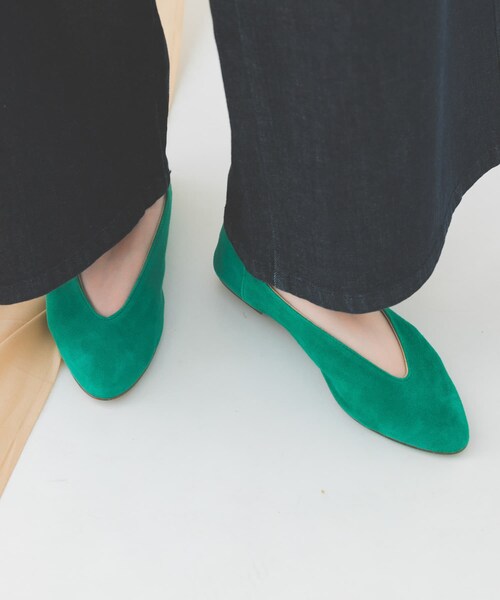 RODE SKO（ロデスコ）の「SOFI　SOFI FLAT SHOES（パンプス・レディース・GREEN/IVORY/CAMEL・36/37/38）」の15枚目の写真