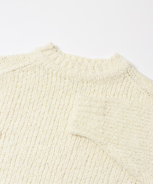 URBAN RESEARCH（アーバンリサーチ）の「バルキーブークレニット（ニット/セーター・レディース・OFF WHITE/PINK/BLACK MIX・Free）」の17枚目の写真