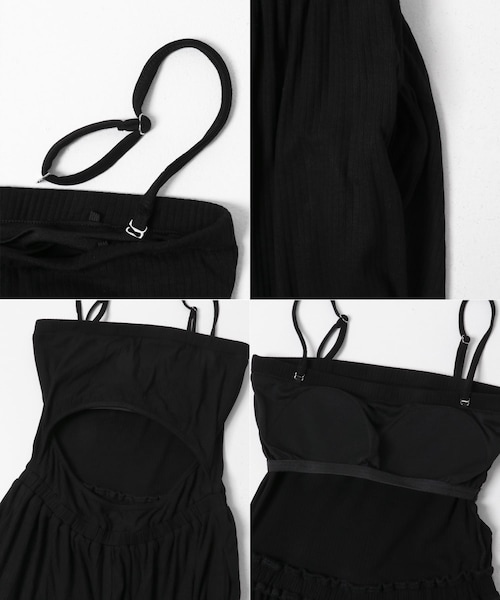 URBAN RESEARCH Sonny Label（アーバンリサーチサニーレーベル）の「GLASSY SEA　バックデザインオールインワン（つなぎ/オールインワン・レディース・BLACK/BROWN・Free）」の6枚目の写真