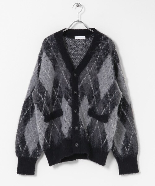 SENSE OF PLACE by URBAN RESEARCH（センスオブプレイスバイアーバンリサーチ）の「アーガイルVネックカーディガン（ニット/セーター・メンズ・BLACK/BLUE/NAVY/BROWN・M/L）」の13枚目の写真