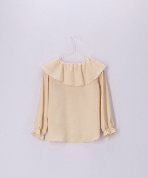 ROPE' PICNIC（ロペピクニック）の「【KIDS】フレアカラーブラウス（シャツ/ブラウス・キッズ・ブラック/クリーム・120/130/140/150）」の15枚目の写真