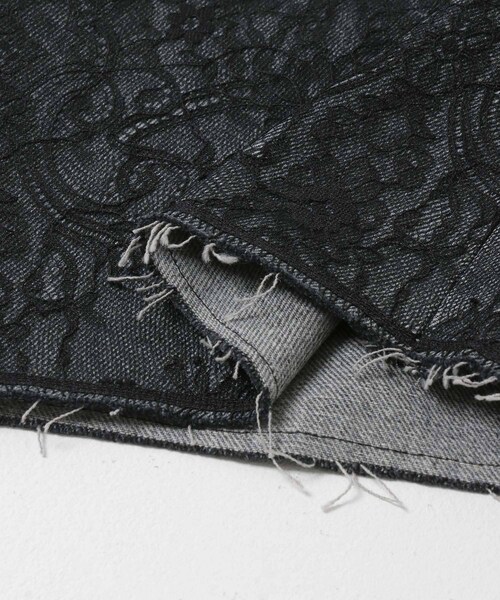 SENSE OF PLACE by URBAN RESEARCH（センスオブプレイスバイアーバンリサーチ）の「レースドッキングデニムパンツ（デニムパンツ・レディース・L.INDIGO/GRAY/L.BLUE・S/M）」の13枚目の写真