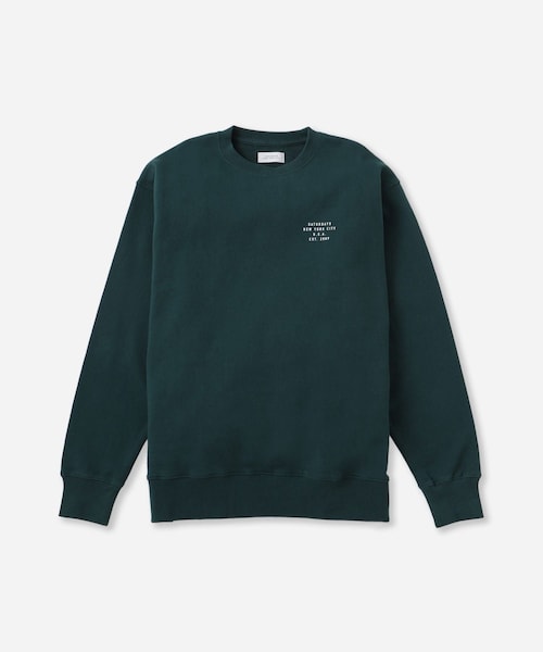Saturdays NYC（サタデーズ ニューヨークシティ ）の「Bowery Established Crew Sweatshirt（スウェット・レディース・ブラック/ブラウン/グリーン・L/M/S）」の13枚目の写真