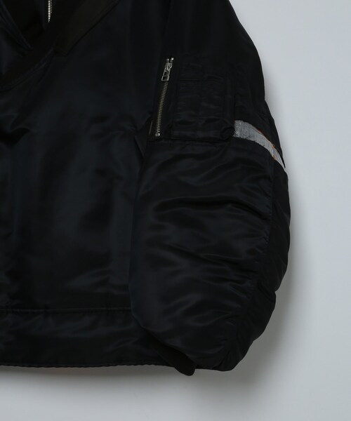 ADAM ET ROPE'（アダムエロペ）の「MENS【TTT_MSW】KIMONO MA-1（MA-1・メンズ・ブラック・L/M）」の6枚目の写真