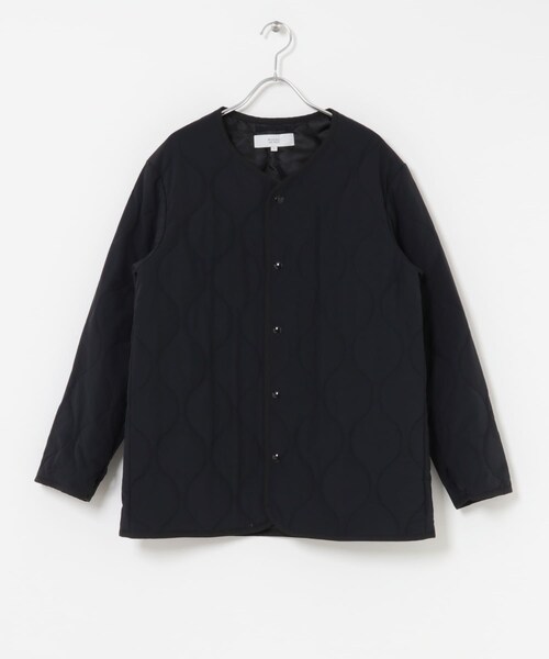 URBAN RESEARCH ROSSO（アーバンリサーチロッソ）の「3WAYステンカラーハーフコート ライナーセット（ステンカラーコート・メンズ・BLACK/CHARCOAL・M/L）」の12枚目の写真