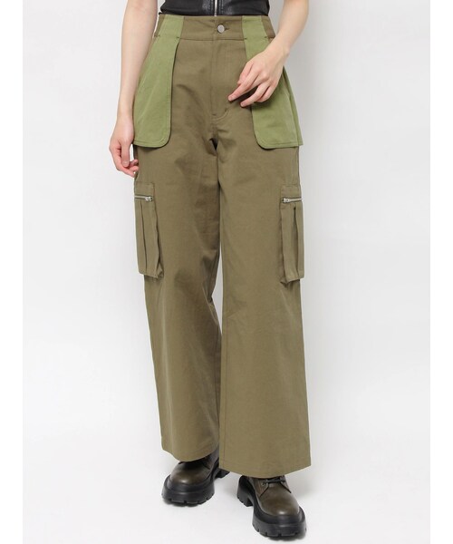 EVRIS（エヴリス）の「ポケットフラップカーゴパンツ（その他パンツ・レディース・ブラック/カーキ・S/M）」の16枚目の写真