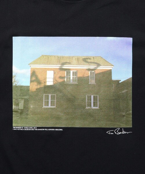 ADAM ET ROPE'（アダムエロペ）の「【JOHN MASON SMITH/ジョン メイソン スミス】TIM BARBER UNTITLED A.S.S.2014 S/S T-SHIRT（Tシャツ/カットソー・メンズ・ブラック/ホワイト・L/M）」の15枚目の写真
