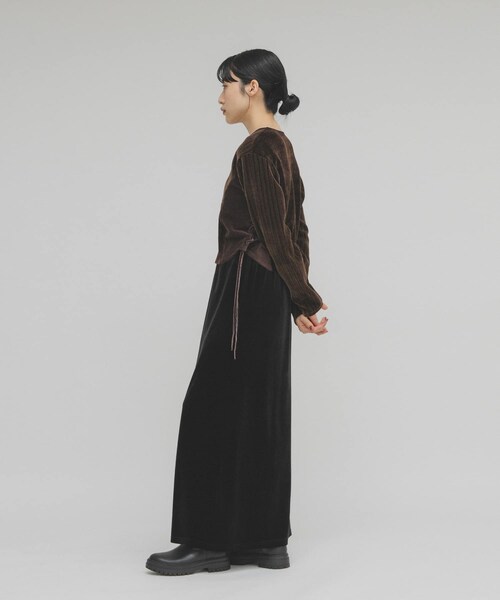 KBF（ケイビーエフ）の「モールジャガードカーディガン（カーディガン/ボレロ・レディース・BEIGE/BROWN/BLACK・One）」の17枚目の写真