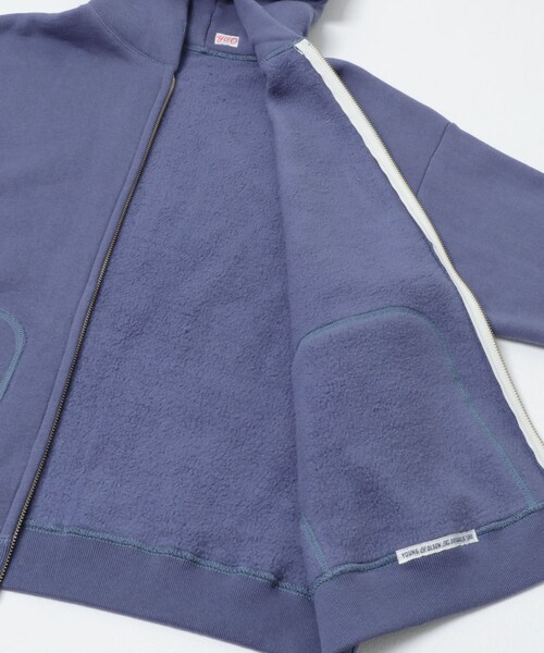 URBAN RESEARCH（アーバンリサーチ）の「YOUNG&OLSEN　GOOD OLD SWEAT ZIP PARKA（パーカー・メンズ・VTG ORANGE/VTG BLUE・4/5）」の10枚目の写真