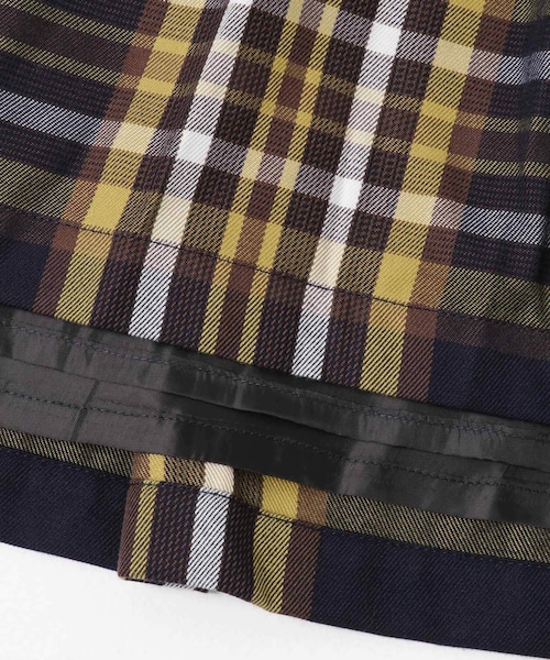 URBAN RESEARCH Sonny Label（アーバンリサーチサニーレーベル）の「タックチェックイージースカート（スカート・レディース・ブラック系/イエロー系/ブラウン系・36/38）」の13枚目の写真