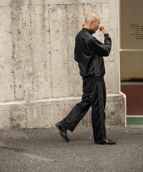 URBAN RESEARCH（アーバンリサーチ）の「『別注』Needles×URBS　Track Jacket-Poly Mesh（ブルゾン・メンズ・BLKxPPL/BLKxBLK・S/M/L/XL）」の9枚目の写真