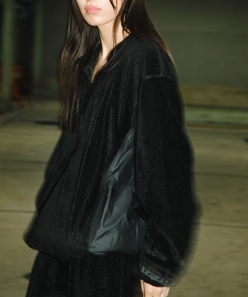 URBAN RESEARCH(アーバンリサーチ)の「『別注』BROOXON×URBS U.P.S. AIRLITE WARM SWEAT SHIRTS(スウェット・メンズ・BLACK・M/L/XL)」の3枚目の写真