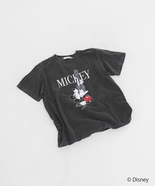 KBF（ケイビーエフ）の「GOOD ROCK SPEED / MickeyMouse / T-shirts（Tシャツ/カットソー・レディース・CHARCOAL・Free）」の3枚目の写真