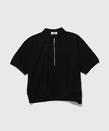 ADAM ET ROPE' | 【REVERBERATE/リバーバレイト】HALF ZIP JERSEY SHORT SLEEVE(ポロシャツ)