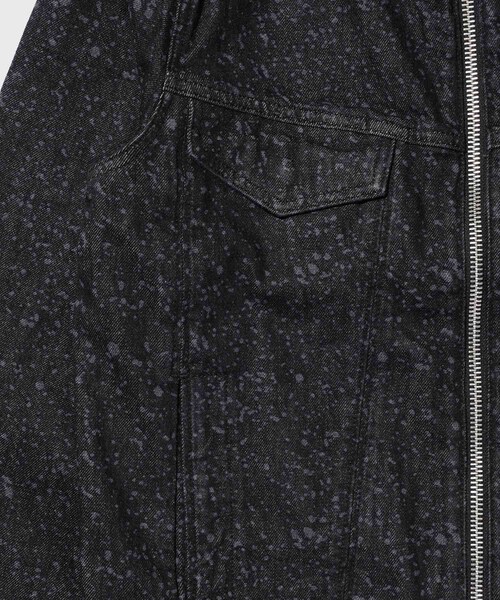 ADAM ET ROPE'(アダムエロペ)の「【Etudes Studio/エチュードストゥディオ】SLIM DENIM JACKET DOTTED(デニムジャケット・メンズ・ブラック・L/M/S)」の10枚目の写真
