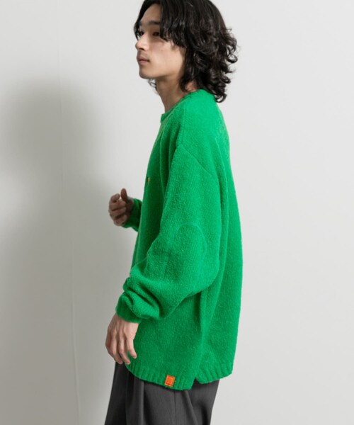 THE GOODLAND MARKET（ザグッドランドマーケット）の「TONY　Pier Ring Yarn Knit（ニット/セーター・メンズ・BLK/MOKA/GRN・M/XL）」の18枚目の写真