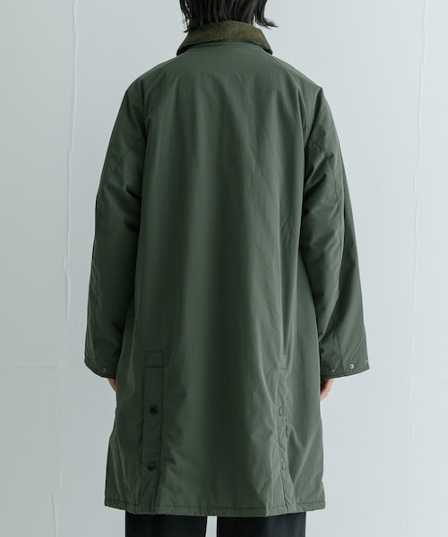 URBAN RESEARCH（アーバンリサーチ）の「Barbour　EXMOOR CASUAL COAT（ステンカラーコート・メンズ・BLACK/OLIVE・36/38/40/42）」の22枚目の写真