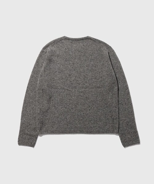 ADAM ET ROPE'(アダムエロペ)の「【AURALEE/オーラリー】CASHMERE NEP KNIT P/O(ニット/セーター・メンズ・ブラック/ライトグレー・3/4)」の13枚目の写真