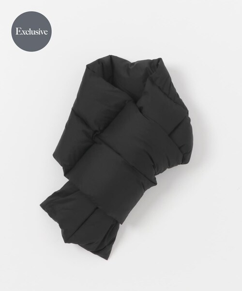 URBAN RESEARCH DOORS(アーバンリサーチドアーズ)の「『別注』NANGA×DOORS DOWN MUFFLER(マフラー・メンズ・BLACK/CHARCOAL/MOCHA・-)」の4枚目の写真