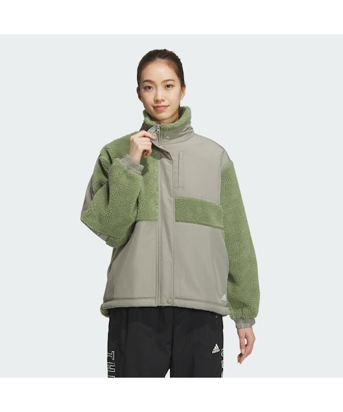 adidas（アディダス）の「ワーディング ルーズフィット ボア