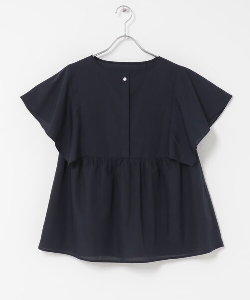 URBAN RESEARCH ROSSO（アーバンリサーチロッソ）の「『WEB限定』『UR TECH Smart Linen Touch』フレアスリーブブラウス（シャツ/ブラウス・レディース・B/STRIPE/NAVY/LIGHT PINK・Free）」の12枚目の写真