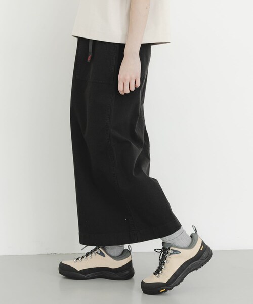 EKAL（エカル）の「GRAMICCI　LONG BAKER SKIRT（スカート・レディース・SAND PG/BLACK・S/M）」の12枚目の写真