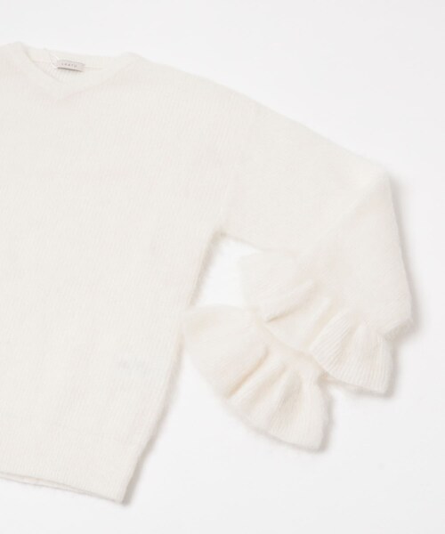 LAATO（ラート）の「frill sleeve mohair knit（ニット/セーター・レディース・パール/シャドウ・Free）」の14枚目の写真