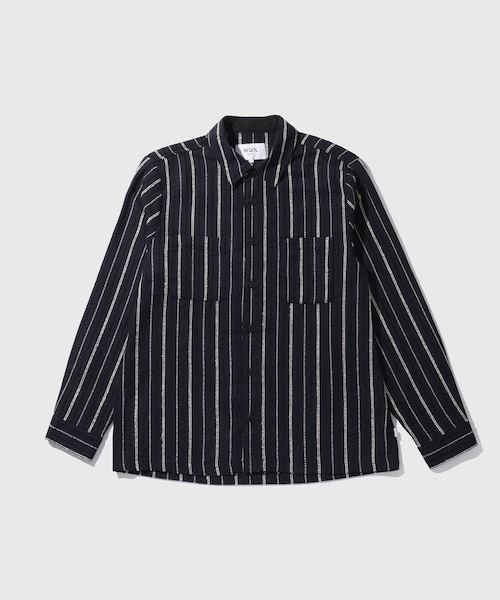 【WAX LONDON/ワックスロンドン】WHITING OVERSHIRT Radical Stripe