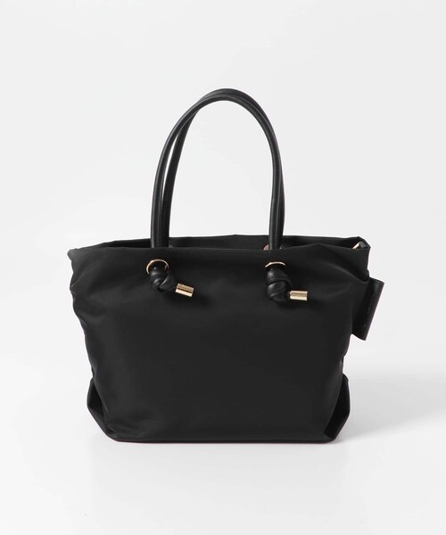 URBAN RESEARCH ROSSO（アーバンリサーチロッソ）の「『一部別注カラー』VIOLA d’ORO　BIANCA　S（トートバッグ・レディース・BLKBLK/TAUPEBLK/BLKTAUPE/別注BRNNVY・S）」の2枚目の写真